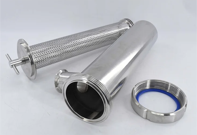 sanitary filter housing